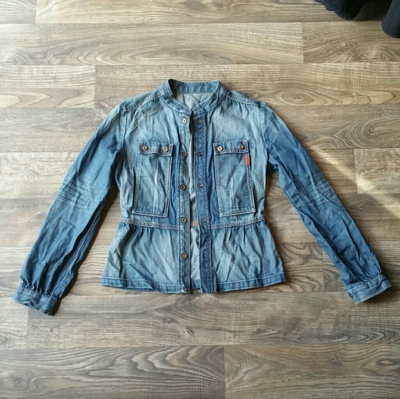 seven for all mankind denim jacket